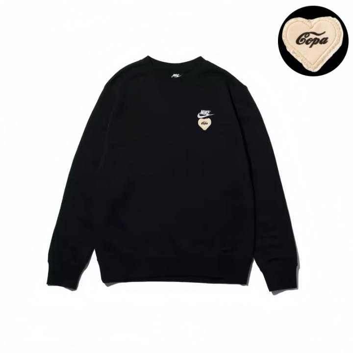 Nike Nike Sweatshirts Unisex Black Crew Neck Moderate