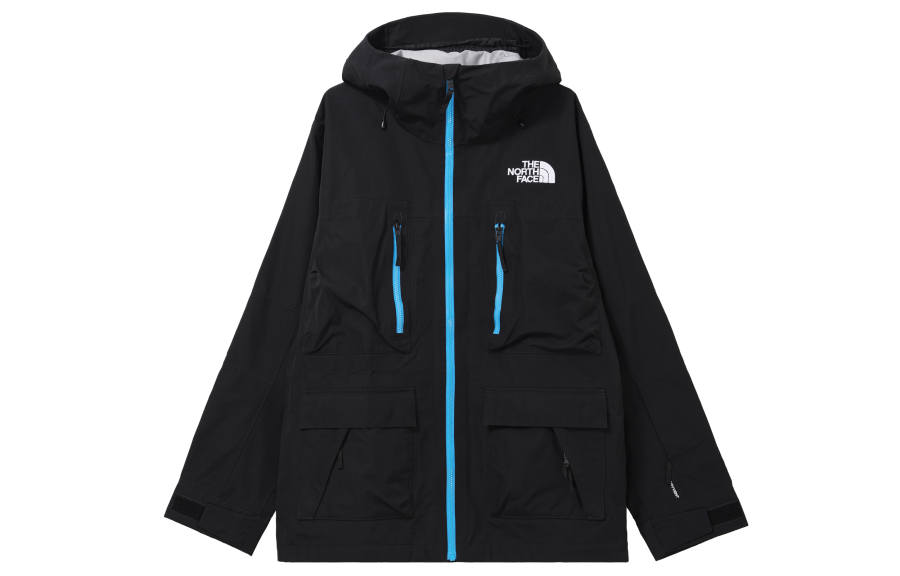 THE NORTH FACE Outdoor Hiking Water-Resistant Windproof Breathable Warm Windbreaker Jacket Men's Black