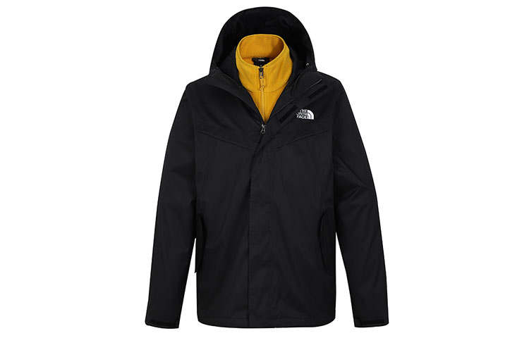 THE NORTH FACE Waterproof And Wear resistant Windbreaker Jacket Men's Black
