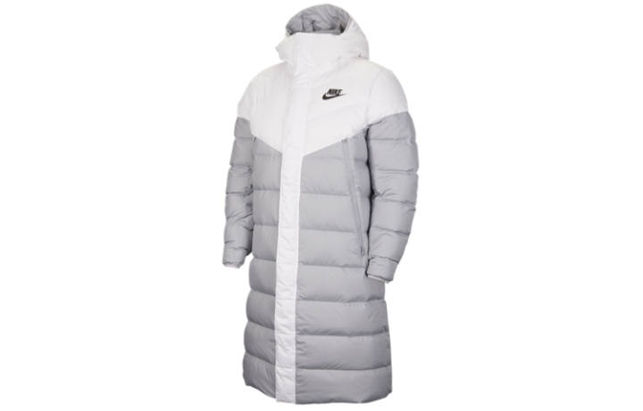 Nike Nike Down Jackets Men's Wolf Gray Hooded Moderate Other