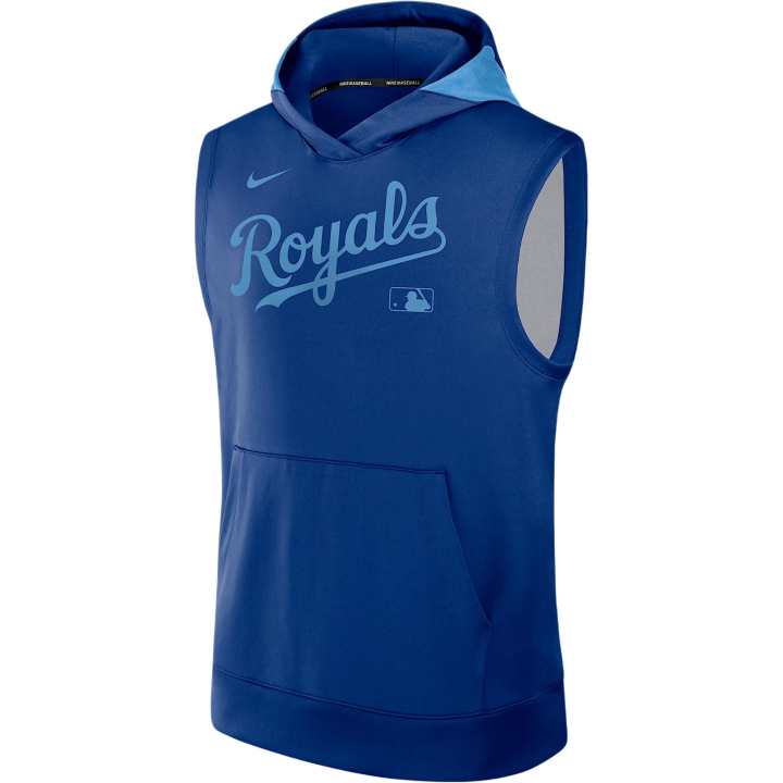 Nike Nike Kansas City S Authentic Collection Men's Nike Dri FIT Mlb Sleeveless Pullover Hoodie