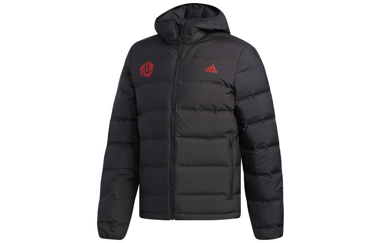 Adidas Adidas Down Jackets Men's Black Hooded Moderate Other