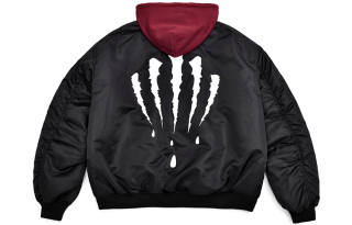 Suamoment 3 Blood Claw Scratch Reversible MA 1 Pilot Thickened And Fleece Lined Hooded Puffer Jacket Zippers Jacket