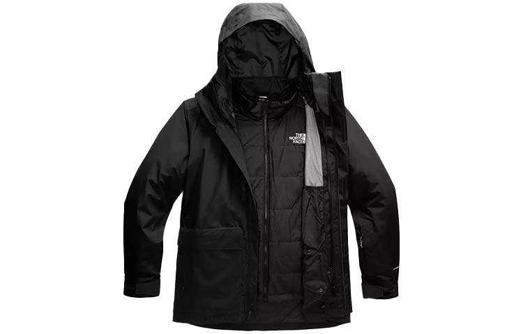 THE NORTH FACE Clement Triclimate Outdoor Hiking Waterproof, Windproof, And Breathable Windbreaker Jacket Men's Black
