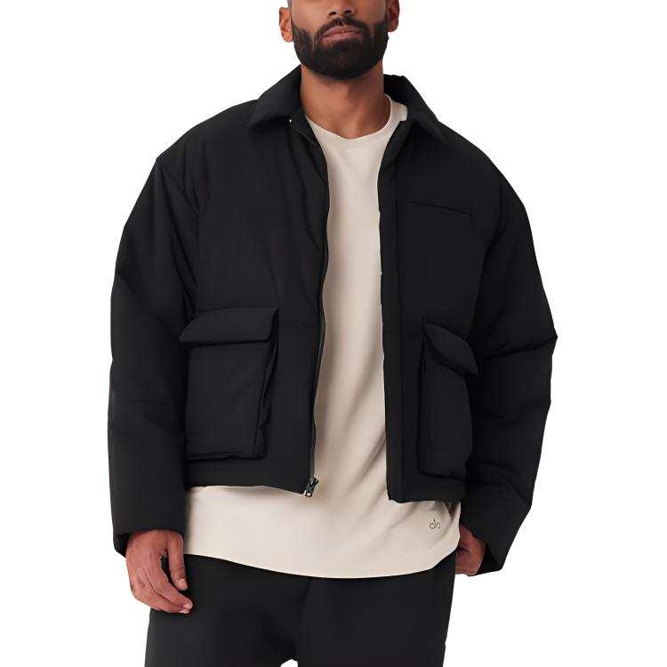 Alo Yoga Jackets Men's Stand Collar Moderate