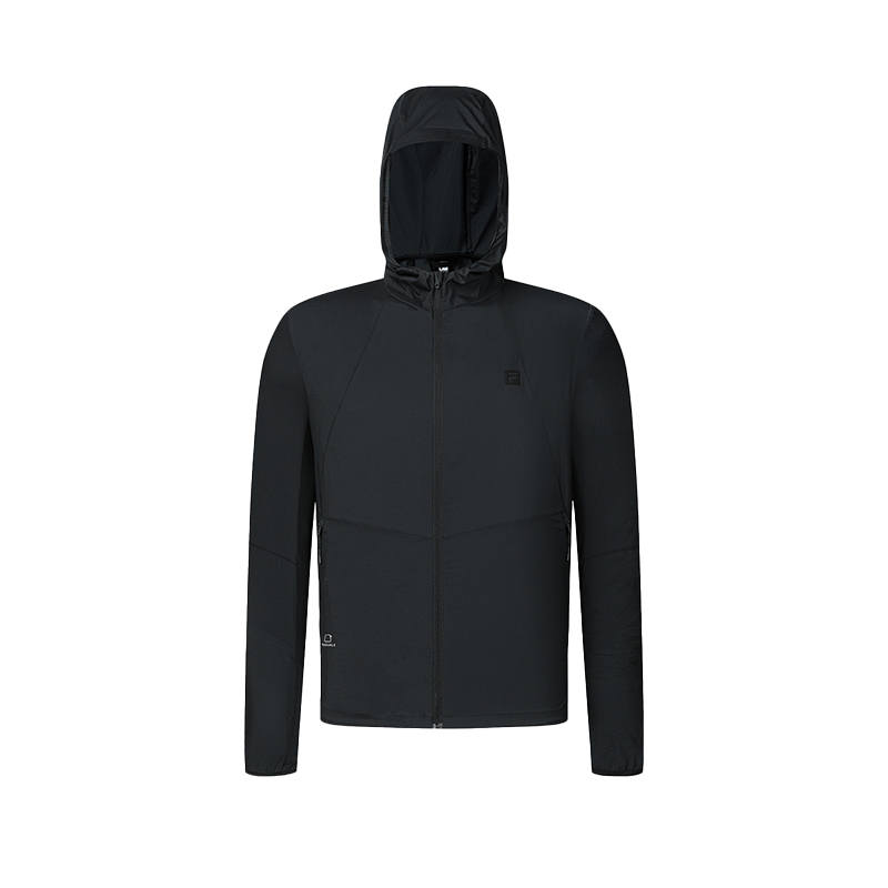 FILA FILA Jackets Men's Black Hooded Thin Soft Shell