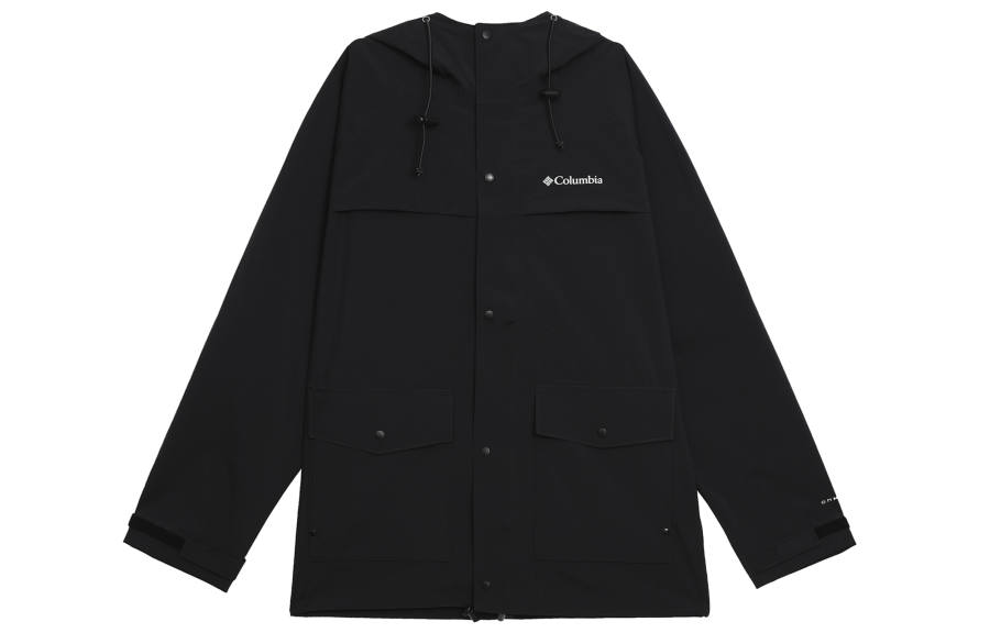 Columbia Jackets Men's Black Hooded Moderate Other