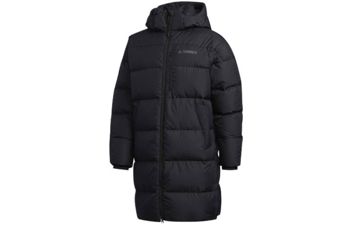 Adidas Adidas Down Jackets Men's Black Hooded Thickened Other
