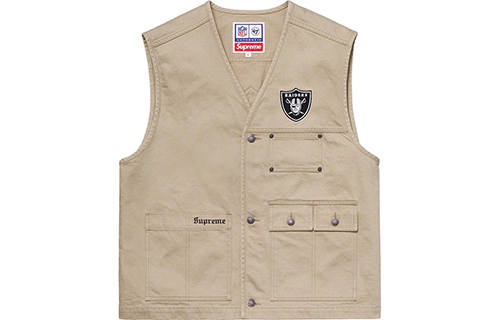Supreme Supreme Nfl X Raiders X '47 Denim Vest