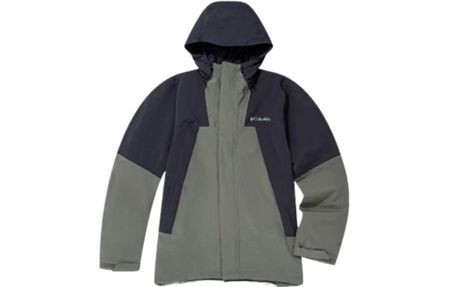 Columbia Omni Heat Windproof And Lightweight Windbreaker Jacket Men's Army Green