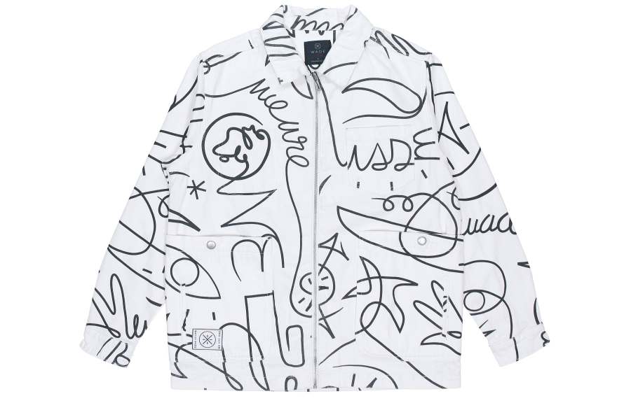 Li-Ning Li Ning x Dft Denim Jacket Men's White Denim