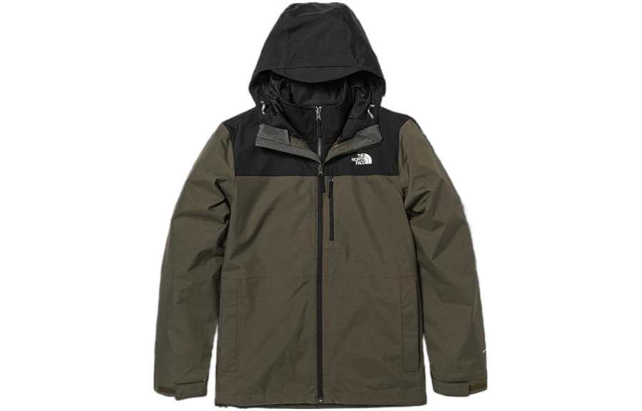 THE NORTH FACE Waterproof, Windproof, Abrasion Resistant, Thermal Windbreaker Jacket Men's Army Green