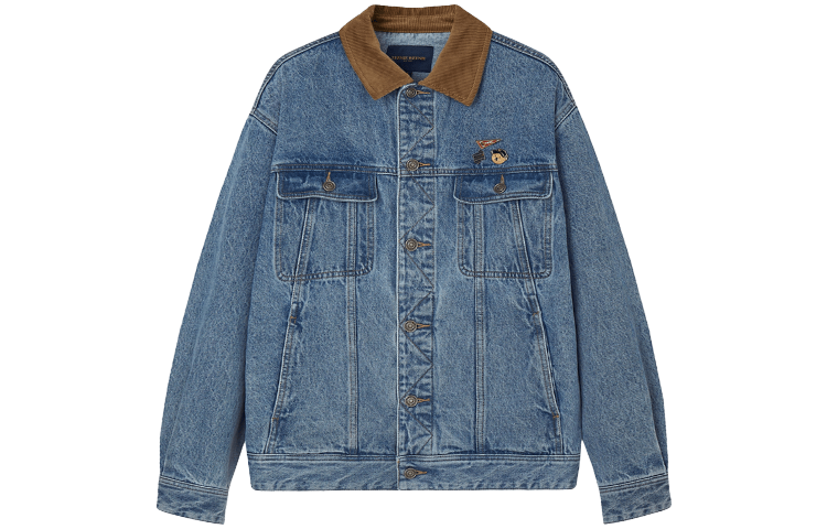 Teenie Weenie Men Denim Collection Denim Jacket Spring Unisex Couple's