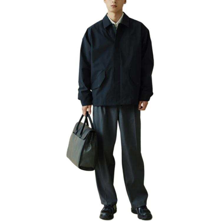 New Balance New Balance Jackets Men's Black Blue Lapel Moderate Other