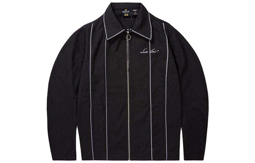Li-Ning Li Ning Jackets Unisex Black Lapel Moderate Other