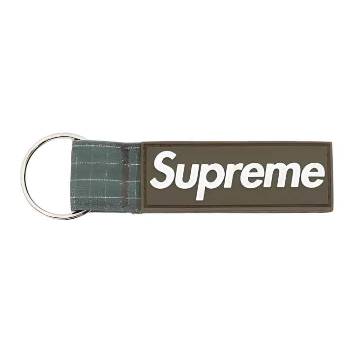 Supreme Supreme Silicone Keychains Unisex Green