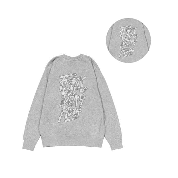 Nike Nike Sweatshirts Men's Gray Crew Neck Moderate Regular