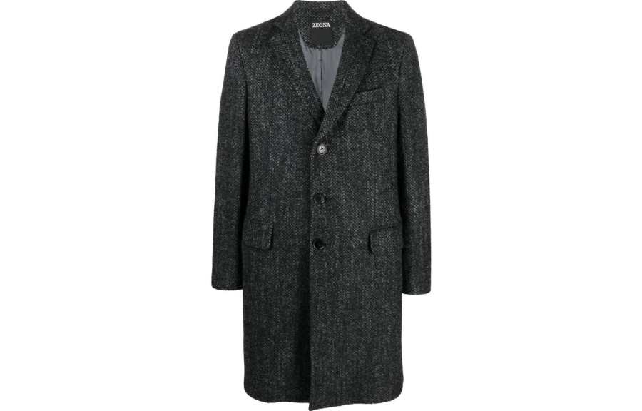 Ermenegildo Zegna 【Zoomed ImageryPrevious Season】Oasi tailored single-breasted coat