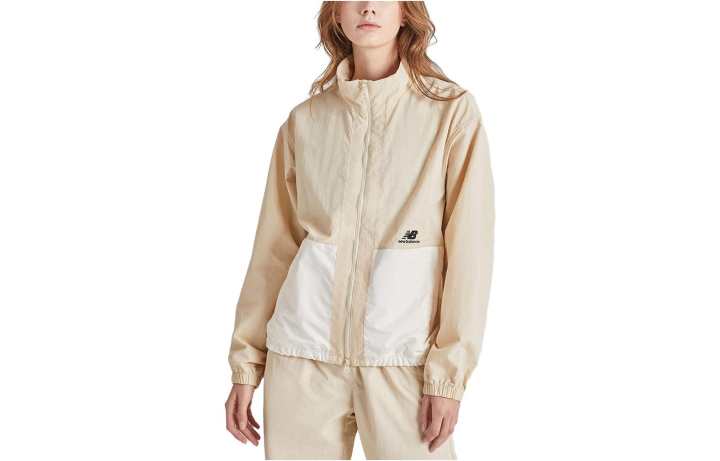 New Balance New Balance VQJ Jackets Unisex White Stand Collar Moderate