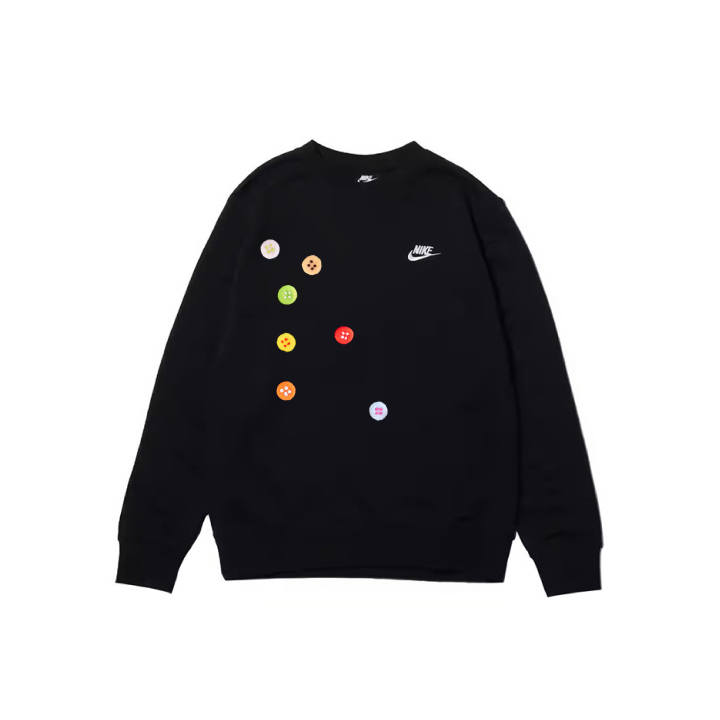 Nike Nike Sweatshirts Men's Black Crew Neck Moderate Regular
