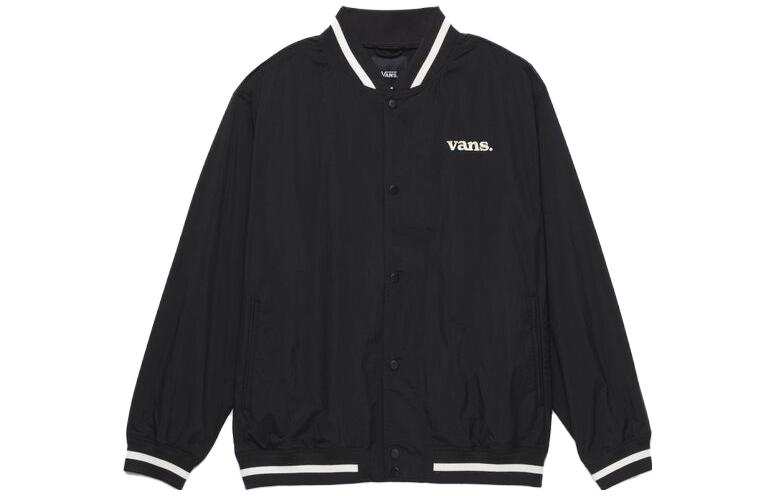 Vans Vans Jackets Men's Black Baseball Collar Moderate Other