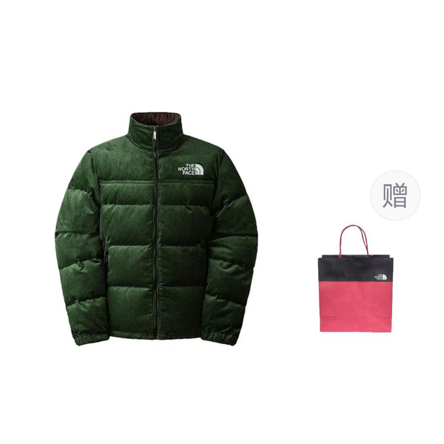 THE NORTH FACE 1992 Collection Down Jacket Men's Green, Shopping Bag Included