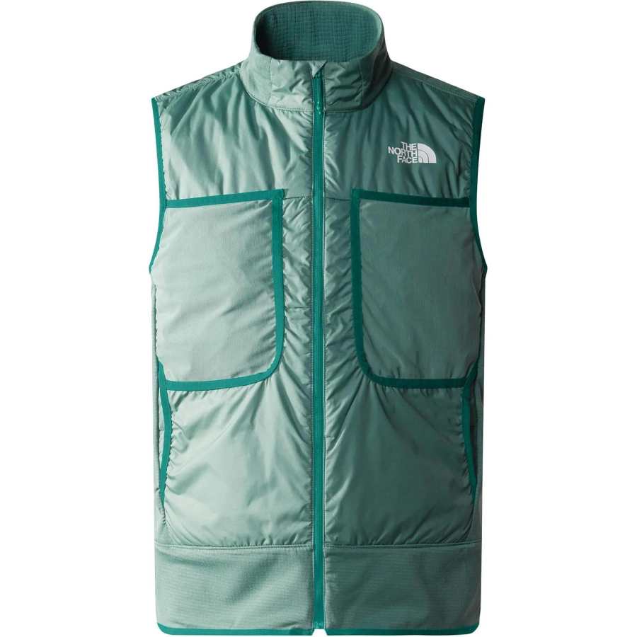 THE NORTH FACE Vests Men's Green Stand Collar Moderate Other