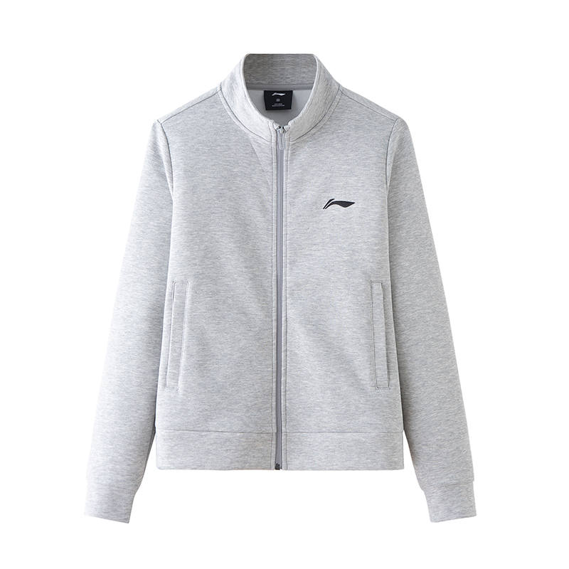 Li-Ning Li Ning Jackets Men's Light Gray Stand Collar Moderate Other