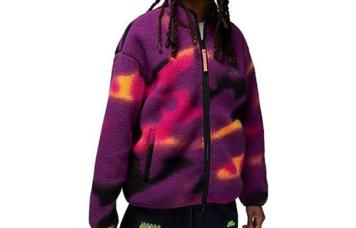 Jordan Jordan Jackets Men's Purple Stand Collar Moderate Other