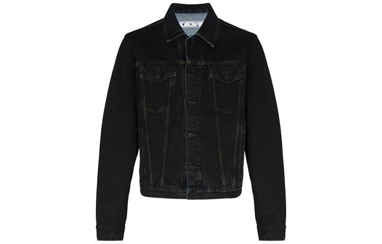 OFF-WHITE OFF WHITE Stencil Arrows Denim Jacket
