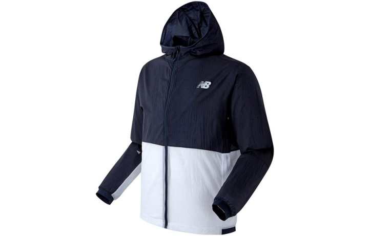 New Balance New Balance Jackets Men's Dark Blue Hooded Moderate Other