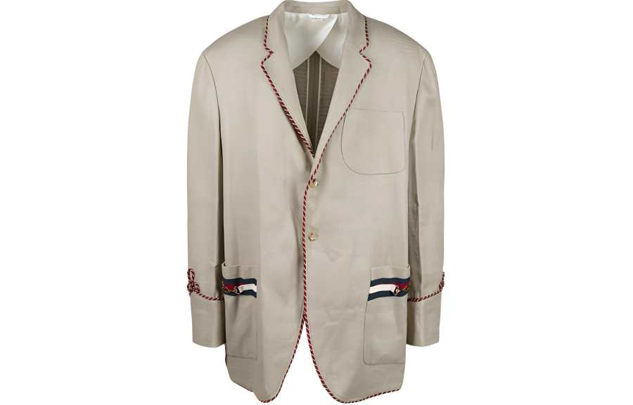 GUCCI GUCCI Khaki Single Breasted Blazer