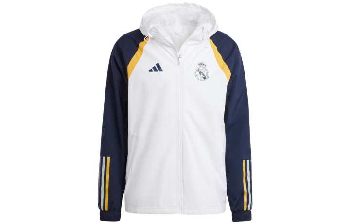 Adidas Adidas Real Madrid Jackets Men's White Hooded Moderate Other