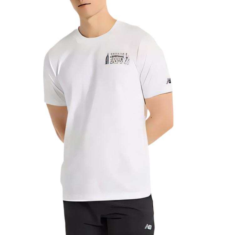 New Balance New Balance Nyrr Run For LifeNYRR Boroughs Graphic T Shirt Men's White
