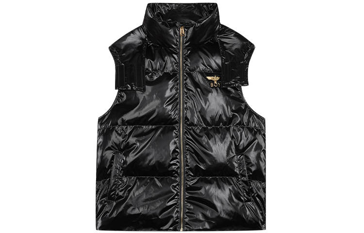 Boy London Vests Unisex Black Stand Collar Moderate Other
