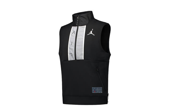 Jordan Jordan Air Vests Men's Black Stand Collar Moderate Other