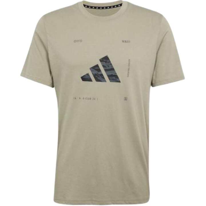 Adidas Adidas Free Shipping With AdiClub Climacool Training Camo Logo Graphic Tee