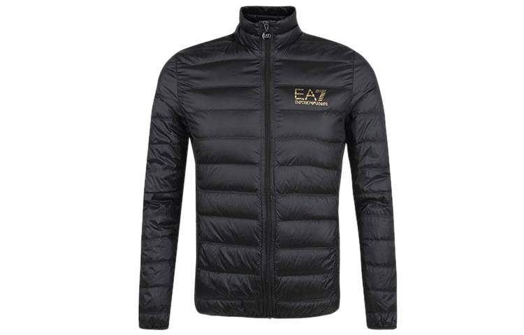 EMPORIO ARMANI EA7 Down Jacket Men's Black