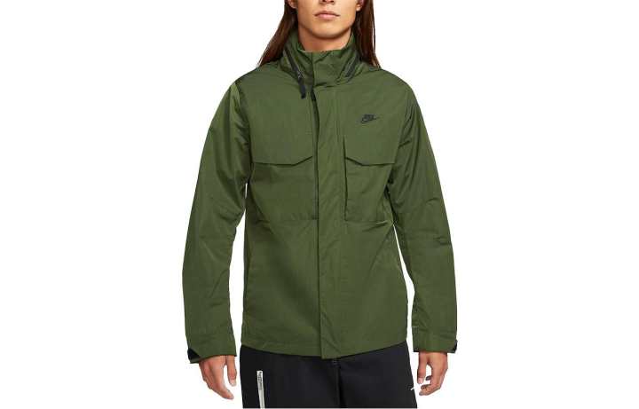 Nike Nike Jackets Men's Green Hooded Moderate Other