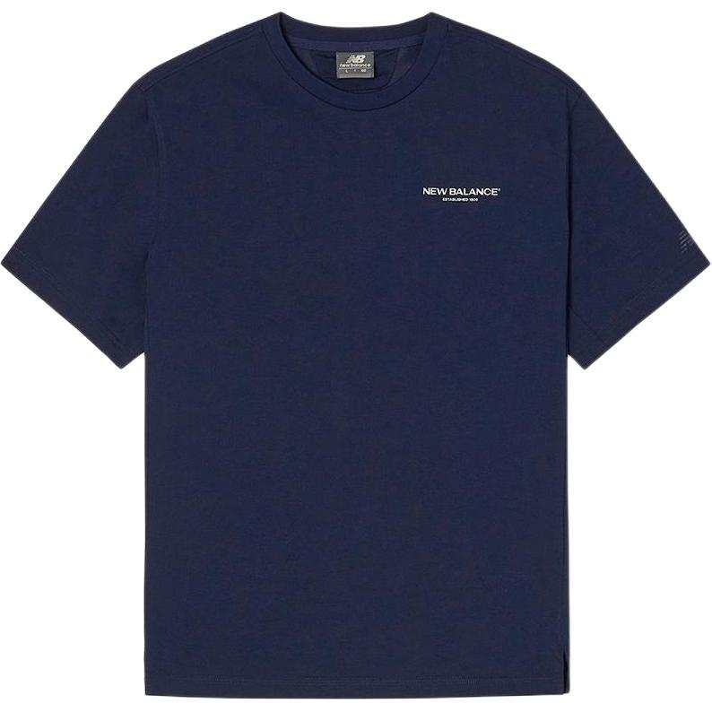 New Balance New Balance FROZENSEMI Over FIT T Shirt Men's Marine Blue