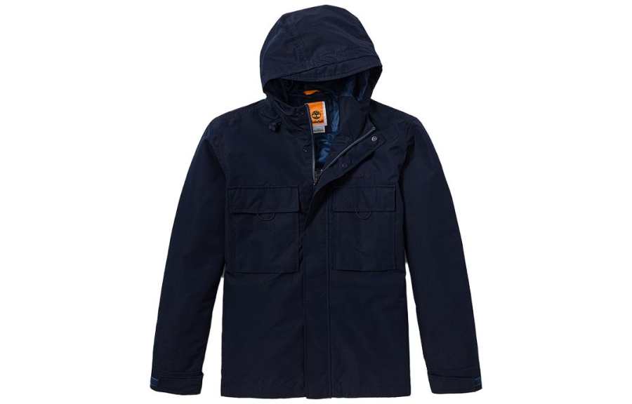 Timberland Waterproof And Windproof Windbreaker Jacket Men's Dark Sapphire