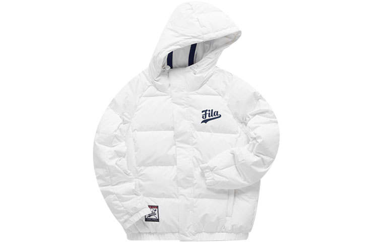 FILA FUSION Down Jacket Winter Men's Standard White