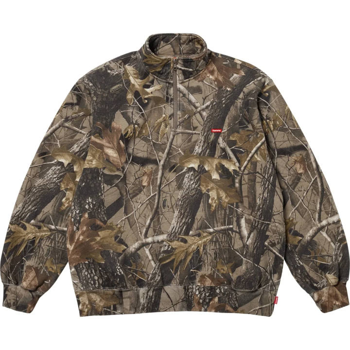 Supreme Supreme Small Box Half Zip Pullover