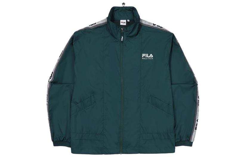 FILA Jackets Unisex Green Stand Collar Moderate Other