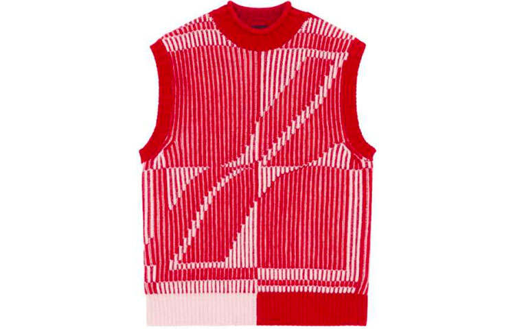 WE11DONE WE11DONE Vests Unisex Red Crew Neck Moderate Other