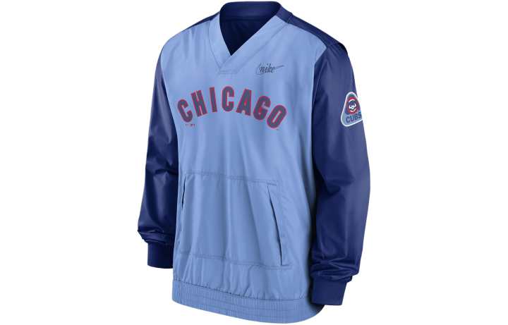 Nike Nike Men's Pullover Jacket Jackets & Coats Chicago Cubs Men's Blue