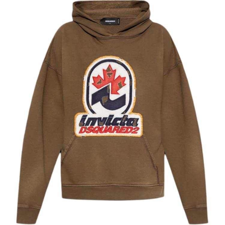 DSQUARED 2 Dsquared2 Logo Patch Hoodie