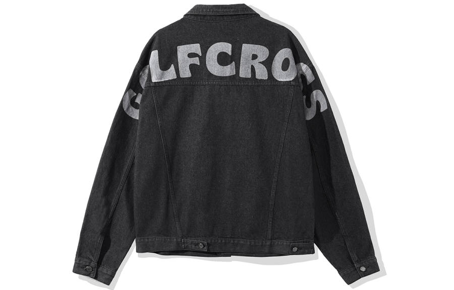 GOLFCROSS Denim Jackets Unisex Lapel Thickened Straight Fit