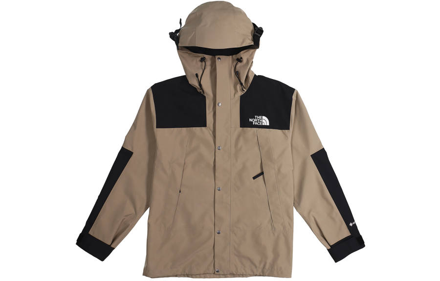 THE NORTH FACE 1990 Collection Outdoor Hiking Windproof And Abrasion Resistant Windbreaker Jacket Unisex Khaki