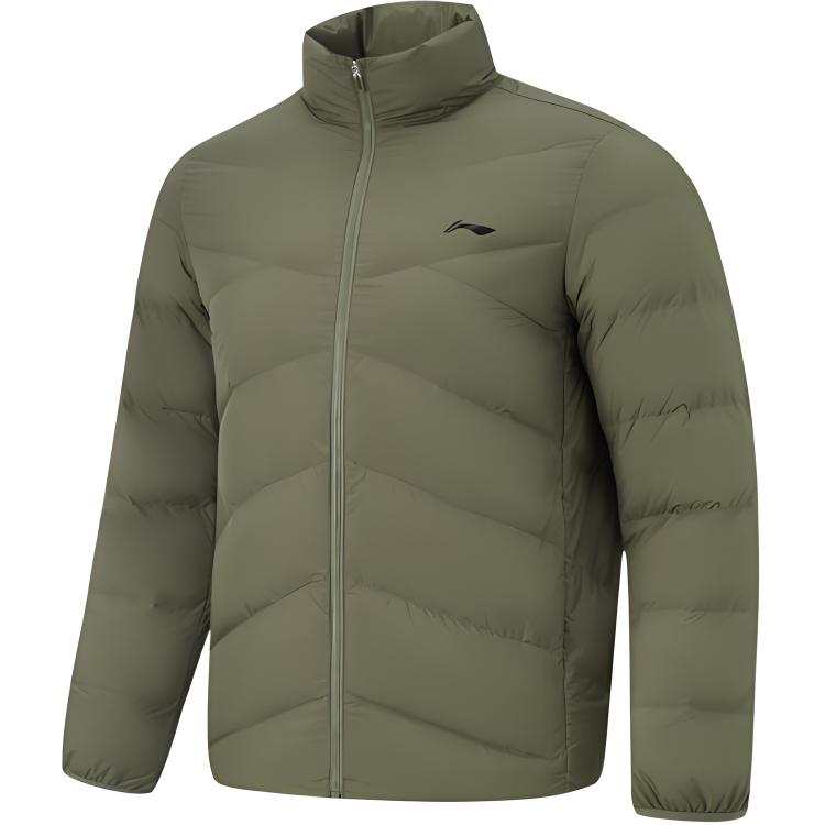Li-Ning Li Ning Fitness Series Down Jacket Men's Army Canvas Green